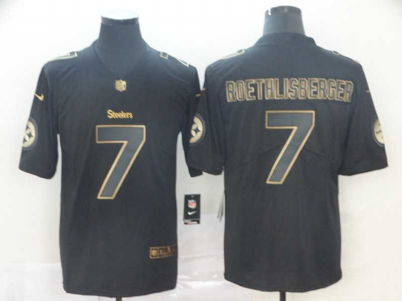 Nike Steelers 7 Ben Roethlisberger Black Gold Vapor Untouchable Limited Jersey,We sell and wholesale Nike Steelers 7 Ben Roethlisberger Black Gold Vapor Untouchable Limited Jersey on line form chian!